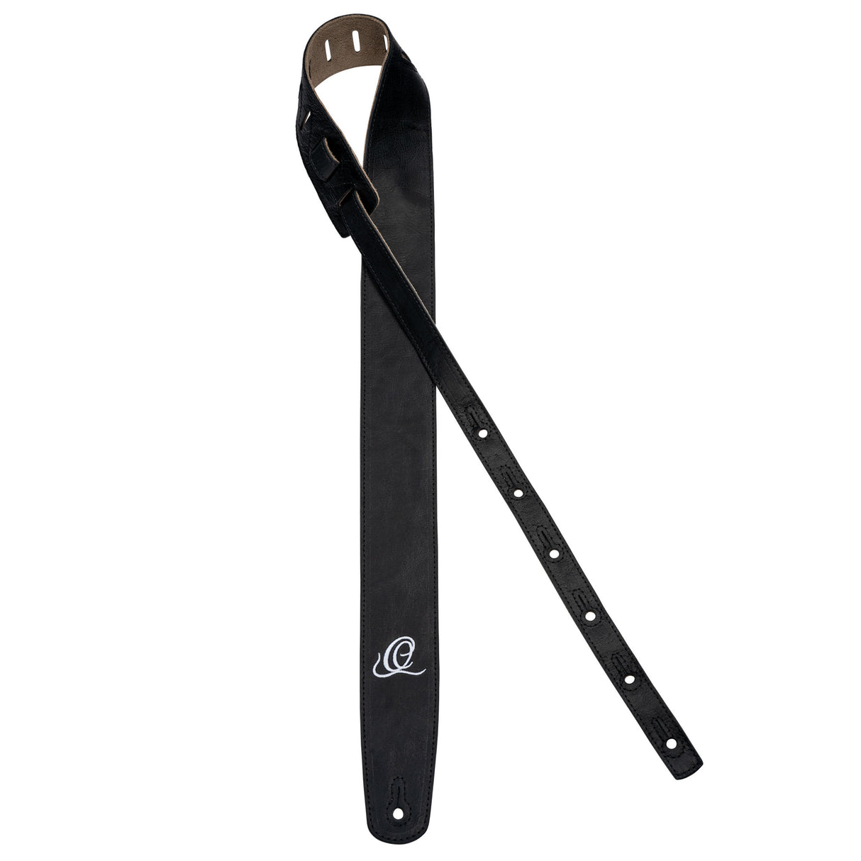 ORTEGA Suede-Leather Guitar-Strap - Ash