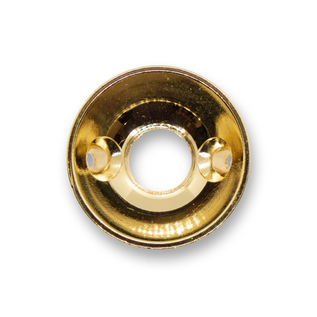 2 Hole Telecaster Jack Cup & Screws Set (Gold) - Parts - WM Guitars