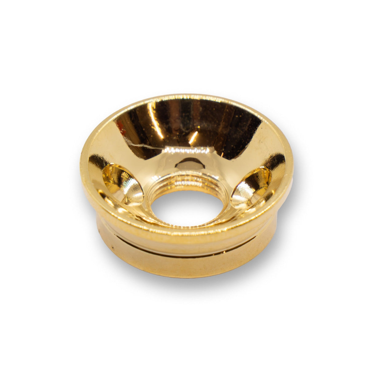 2 Hole Telecaster Jack Cup & Screws Set (Gold) - Parts - WM Guitars