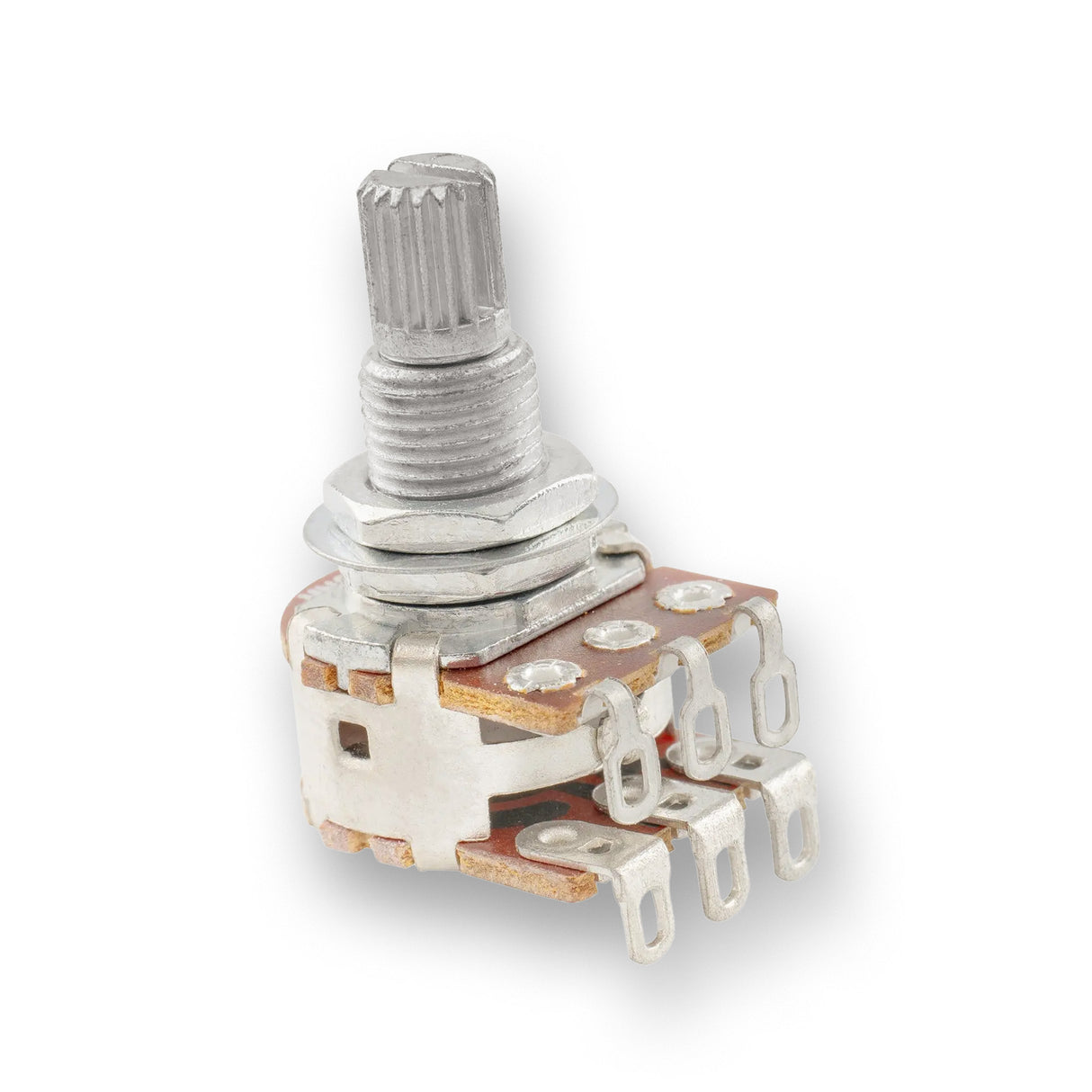 Musiclily Pro 250K Blend Balance Aluminum Mini 18-Spline Split Shaft Potentiometer
