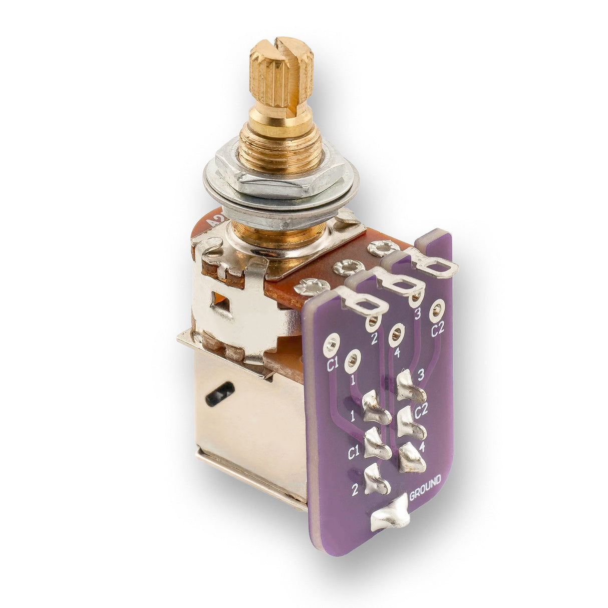 Musiclily Pro Push Pull Audio (Log) Medium Split Shaft 250K Pot