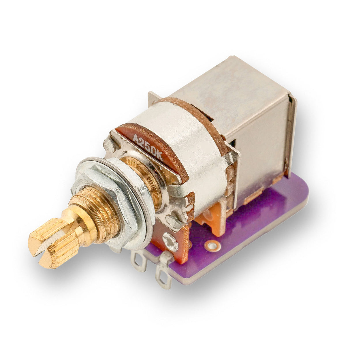 Musiclily Pro Push Pull Audio (Log) Medium Split Shaft 250K Pot
