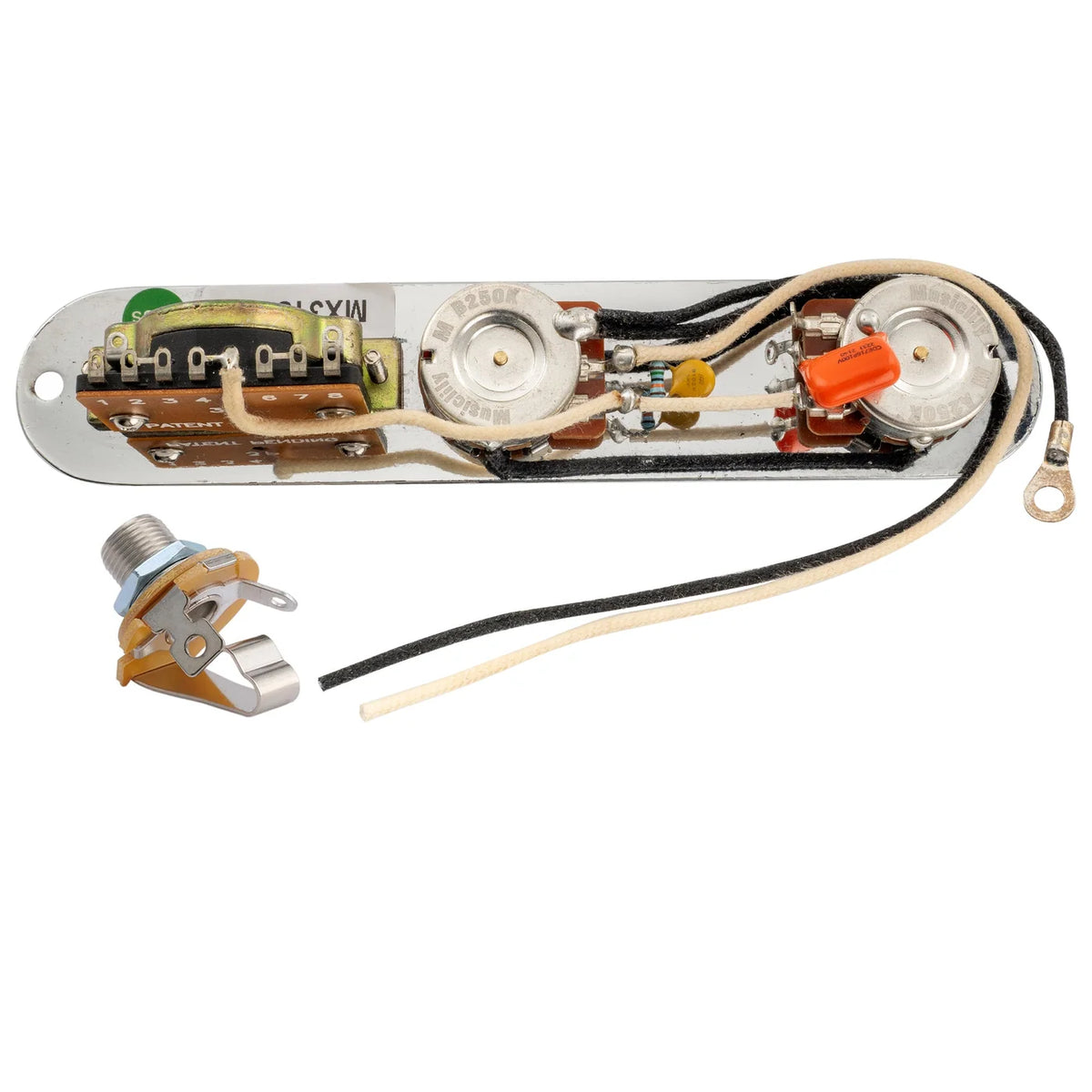 Musiclily Pro Electric Guitar Pre-wired Wiring Harness for Import Style TL