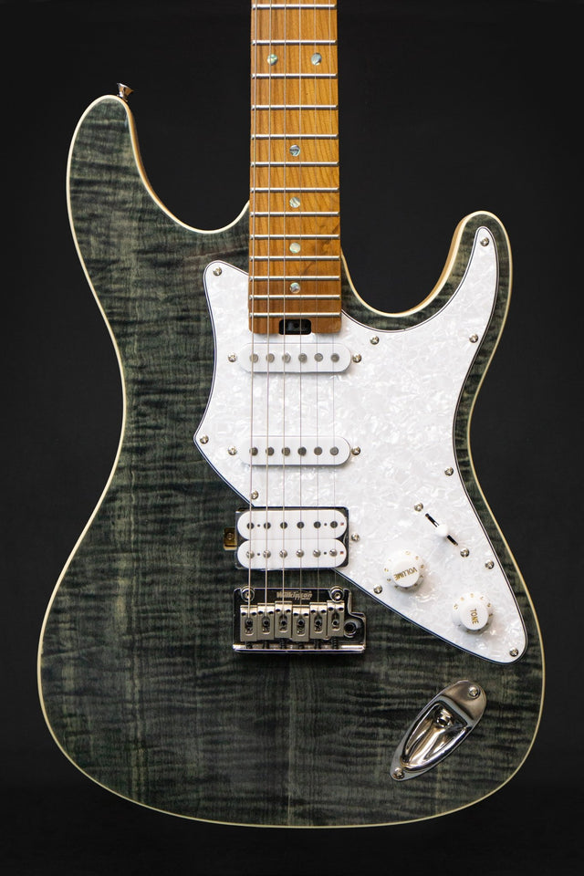 Aria Pro II 714 MkII Nashville Black Diamond Electric Guitar - Electric Guitars - Aria