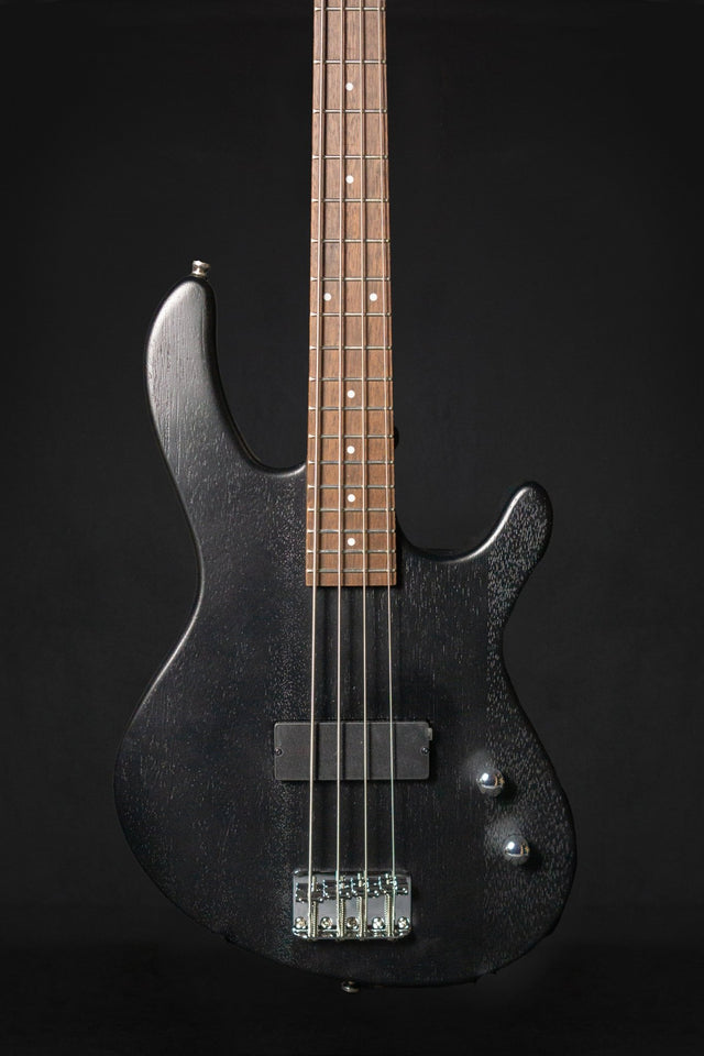 Cort Action Junior 30" Short Scale Bass Open Pore Black - Bass Guitars - Cort
