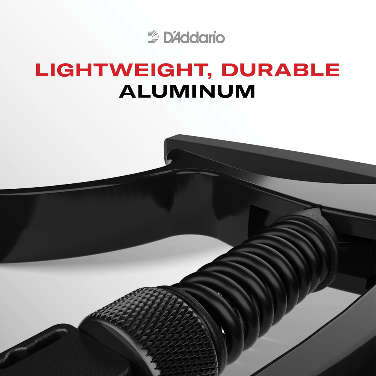 D'Addario Tri Action Capo (Black) - Capos - D'Addario