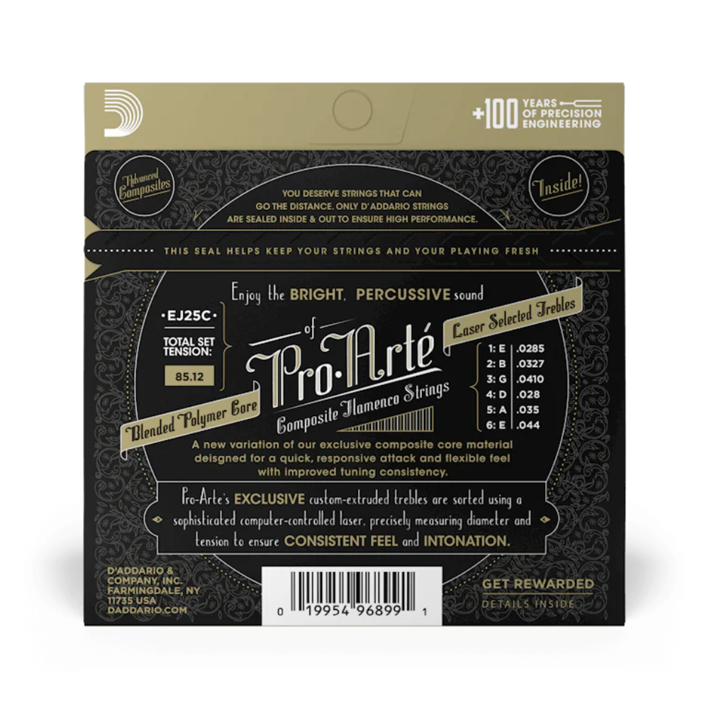 D'Addario Flamenco Composite Core Classical Guitar Strings