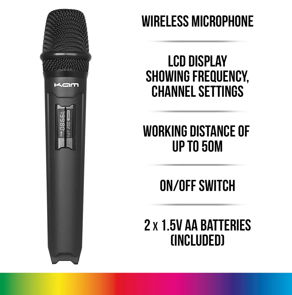 KAM KWM6PRO UHF Wireless Microphone System - Microphones - KAM