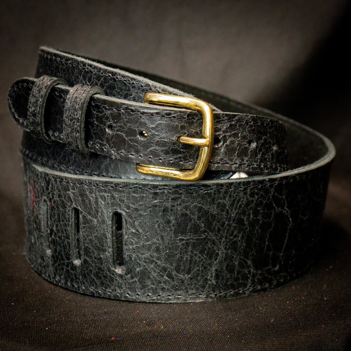 Leathergraft Deluxe Roadworn Strap with Buckle - Straps - Leathergraft