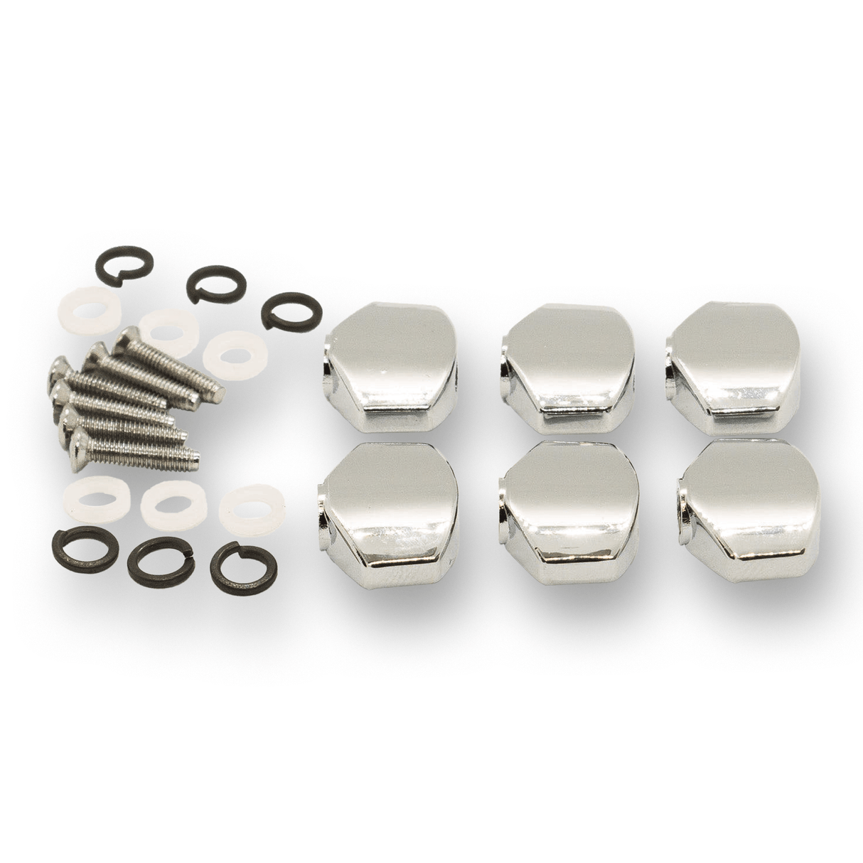 Machine Head Buttons and Fittings x6 Schaller Mini Style (Various Finishes) - parts - WM Guitars