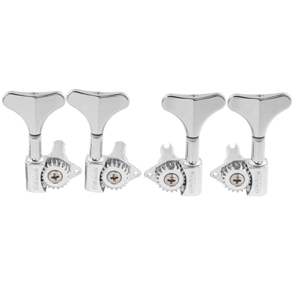Wilkinson 2R2L 20:1 Ratio Open Gear Bass Machine Heads - Parts - Wilkinson