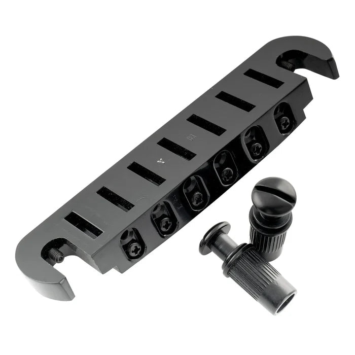 Wilkinson M Series 52.5mm String Spacing Adjustable Pigtail Style Wraparound Bridge - Parts - Wilkinson