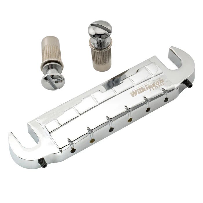 Wilkinson M Series 52mm String Spacing Pre - set Wraparound Bridge - Parts - Wilkinson