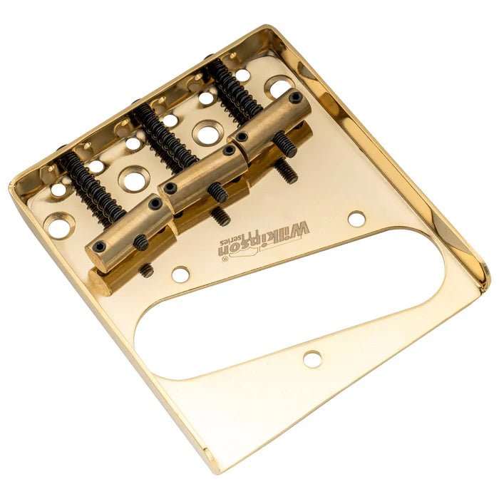 Wilkinson M Series 54mm Vintage Ashtray Style Bridge with 3 Brass Barrel Saddles - Parts - Wilkinson