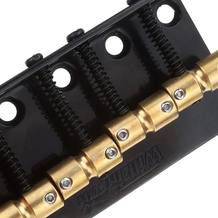 Wilkinson WBBC Bass Bridge Brass Saddles for 4 - String Precision/Jazz Bass - Parts - Wilkinson