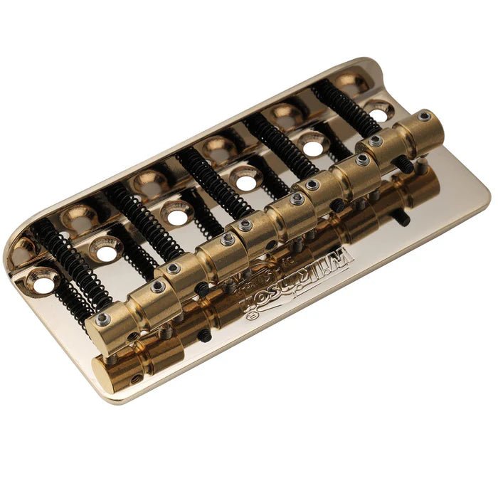 Wilkinson WBBC5 18mm Brass Saddles Steel Plate 5 - String Bass Bridge - Parts - Wilkinson