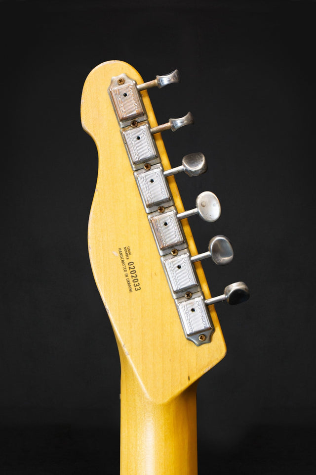 Woodstock Oldboy Tele Double Bound Black Electric Guitar - Electric Guitars - Woodstock