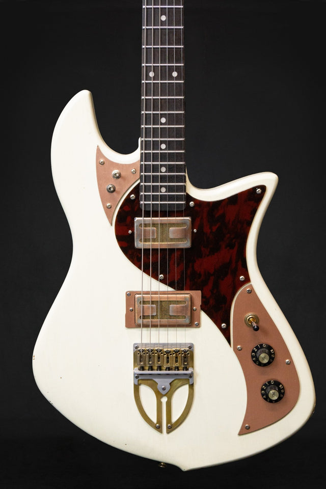 Zona Asgard Custom Handmade White Electric Guitar - Electric Guitars - Zona