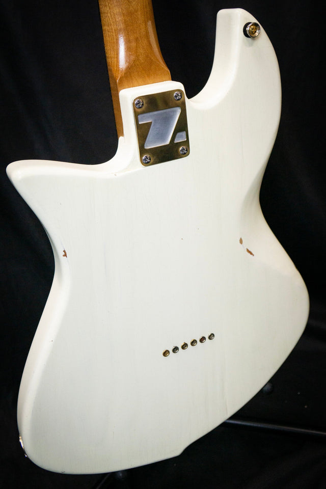 Zona Asgard Custom Handmade White Electric Guitar - Electric Guitars - Zona