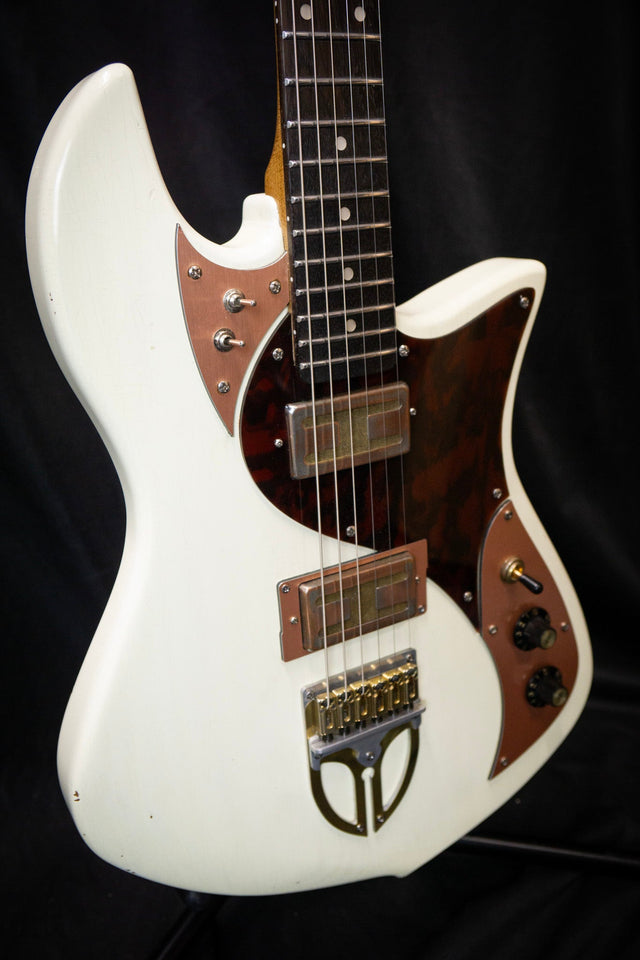 Zona Asgard Custom Handmade White Electric Guitar - Electric Guitars - Zona