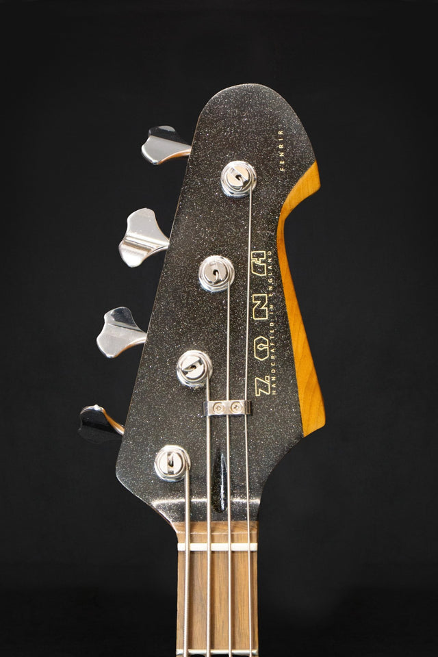 Zona Fenrir Custom Handmade Active Bass Black - Bass Guitars - Zona