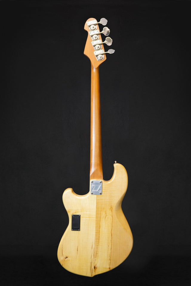 Zona Fenrir Custom Handmade Active Bass White Chocolate - Bass Guitars - Zona