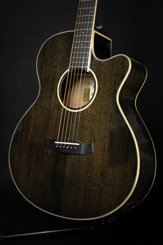 Tanglewood TW4 E BS Acoustic Guitar Body Angled