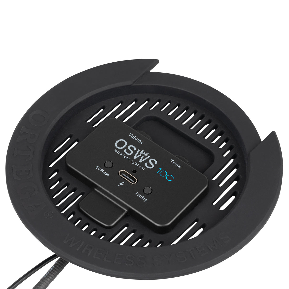 ORTEGA Wireless Soundhole Pickup System 100mm  *Licenced UHF Band*