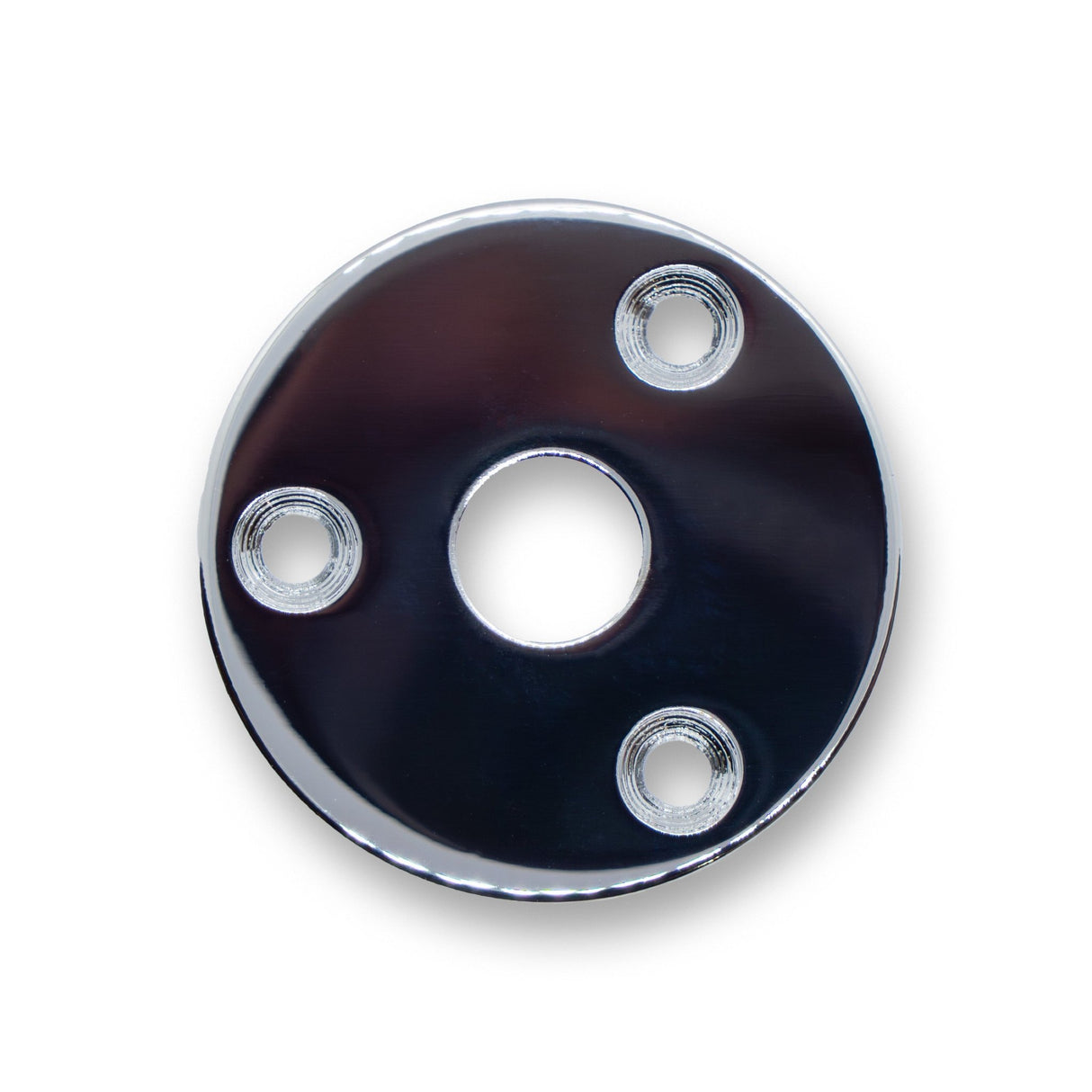 3 Hole Jack Plate & Screws Set (Chrome) - Parts - WM Guitars