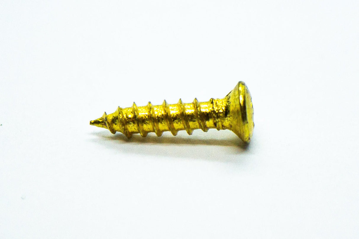 3 Hole Jack Plate & Screws Set (Gold) - Parts - WM Guitars