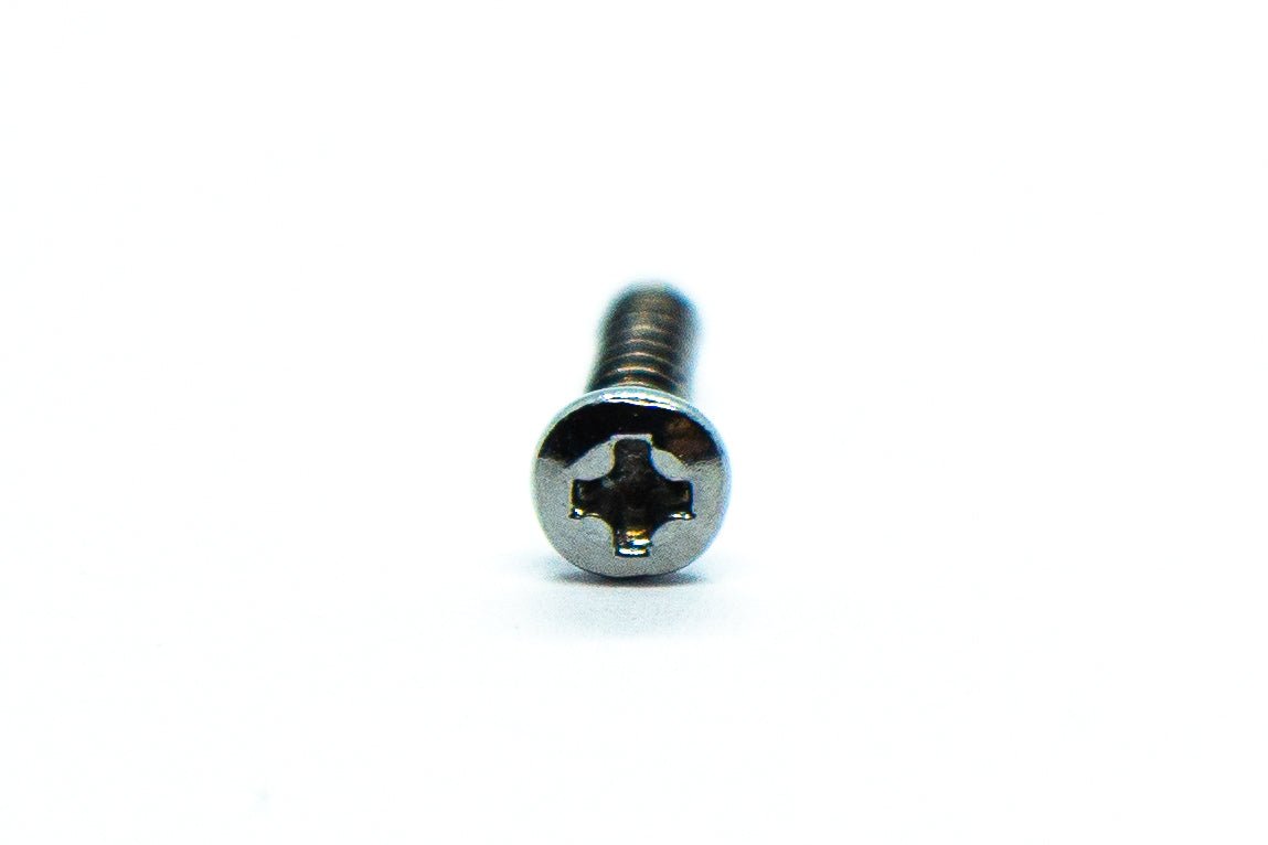 3 Hole Jack Socket End Pin & Screws Set (Chrome) - Parts - WM Guitars