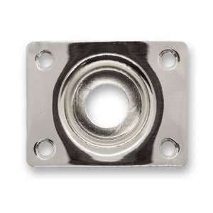 4 Hole Jack Plate & Screws Set - Various Colours Available - Parts - WM Guitars