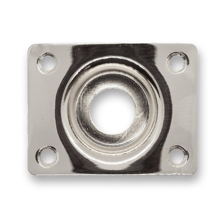 4 Hole Jack Plate & Screws Set - Various Colours Available - Parts - WM Guitars