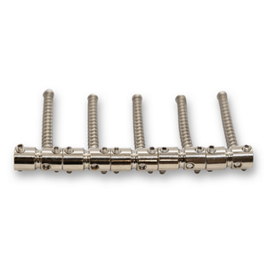 4/5 String Bass Guitar Saddles (Various Finishes) - Parts - WM Guitars