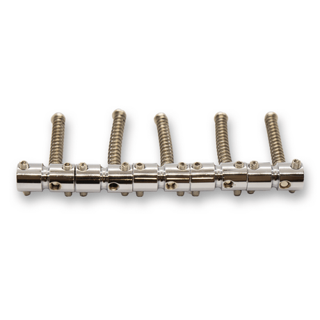 4/5 String Bass Guitar Saddles (Various Finishes) - Parts - WM Guitars