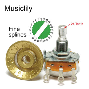 Musiclily Pro HD Linear (Lin) Imperial Split Shaft 250k Pot