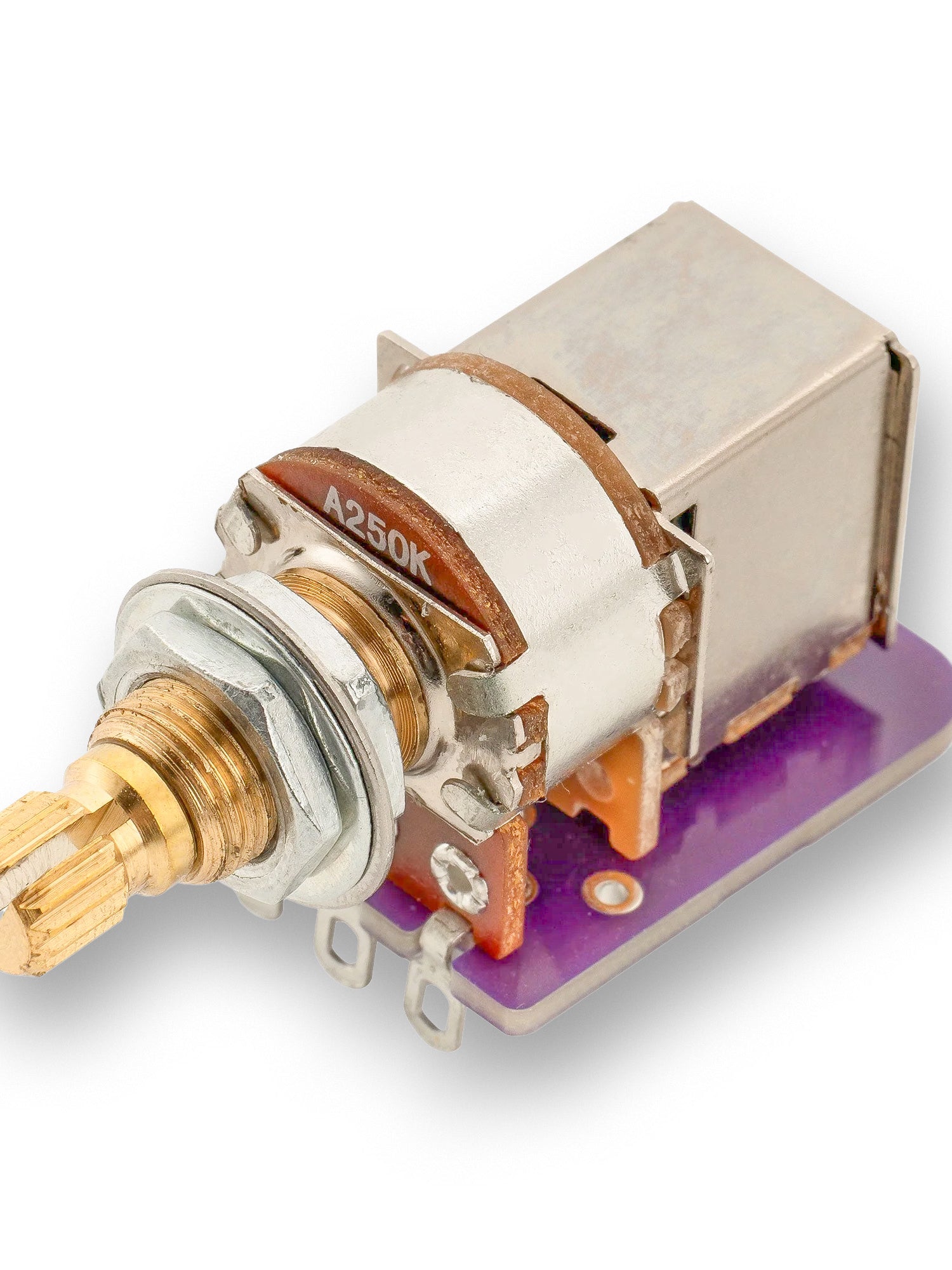 Musiclily Pro Push Pull Audio (Log) Medium Split Shaft 250K Pot