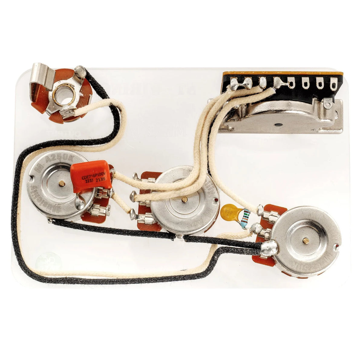 Musiclily Pro Electric Guitar Pre-wired Harness for Import Style ST SSS