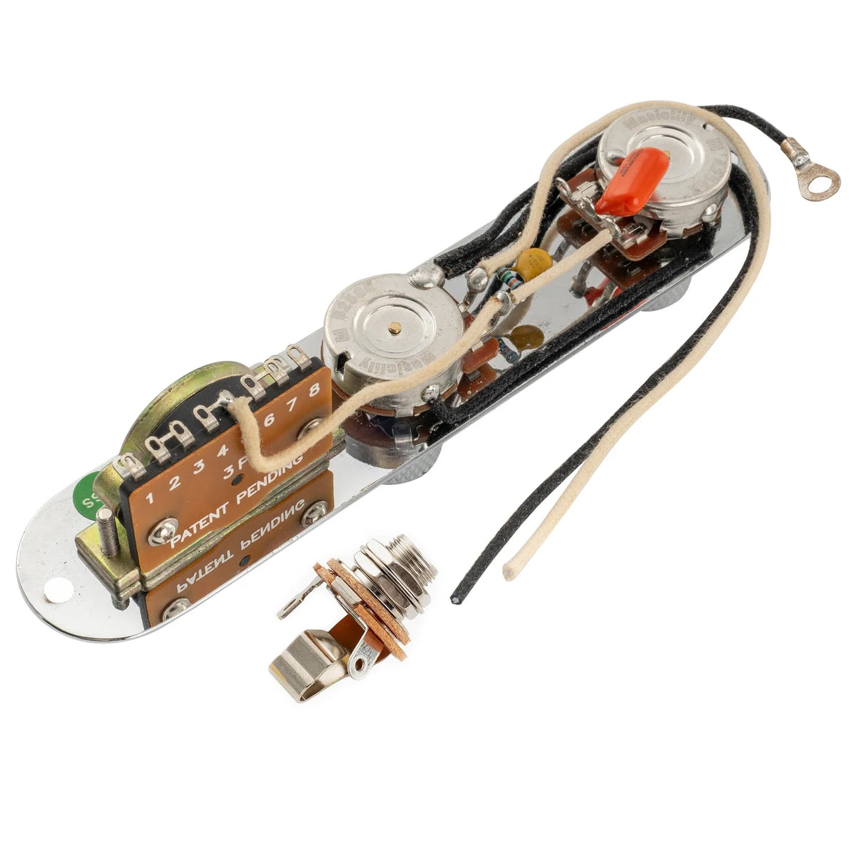 Musiclily Pro Electric Guitar Pre-wired Wiring Harness for Import Style TL