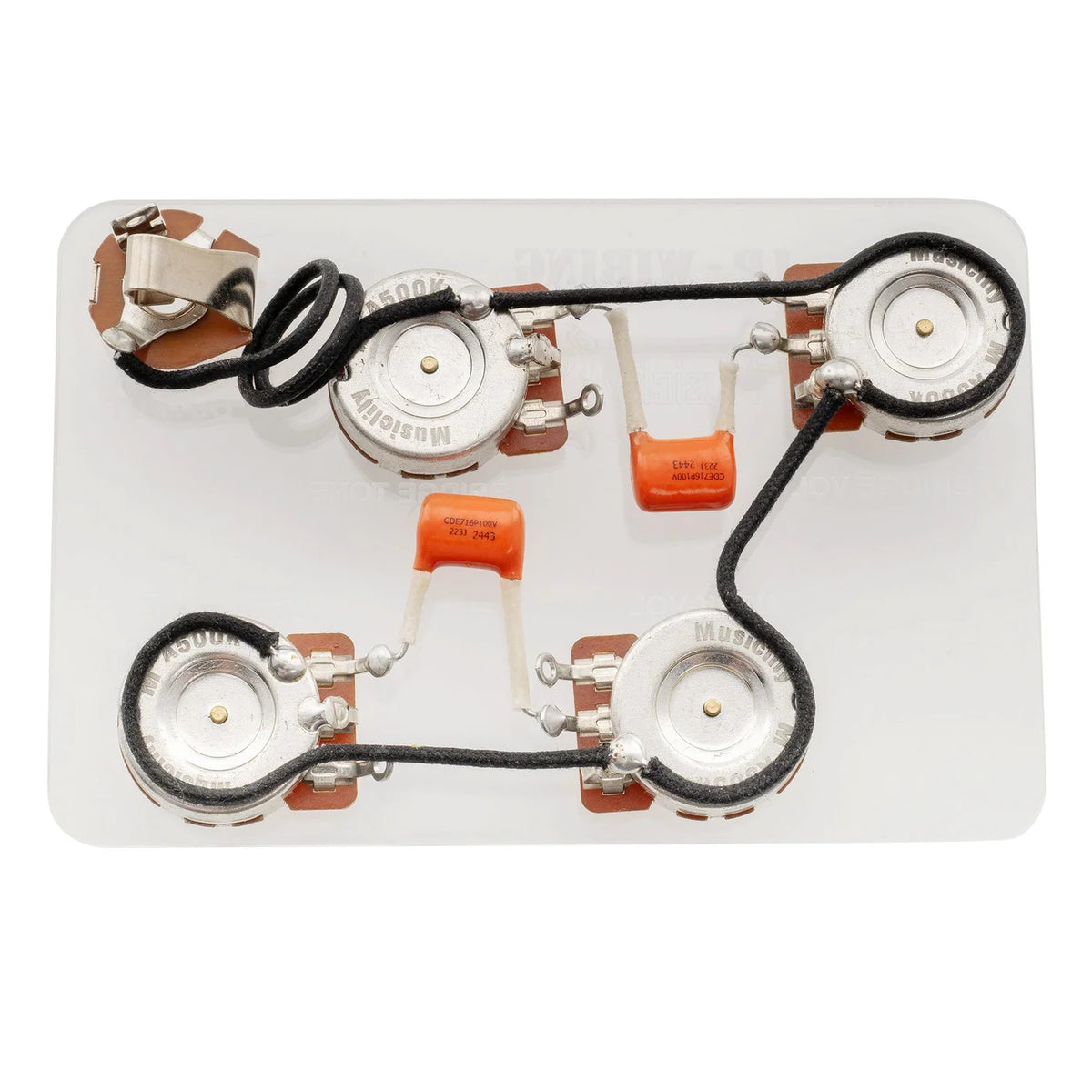 Musiclily Pro LP STD Vintage 50s Pre-wired Harness Kit Upgrade for LP Style Electric Guitar