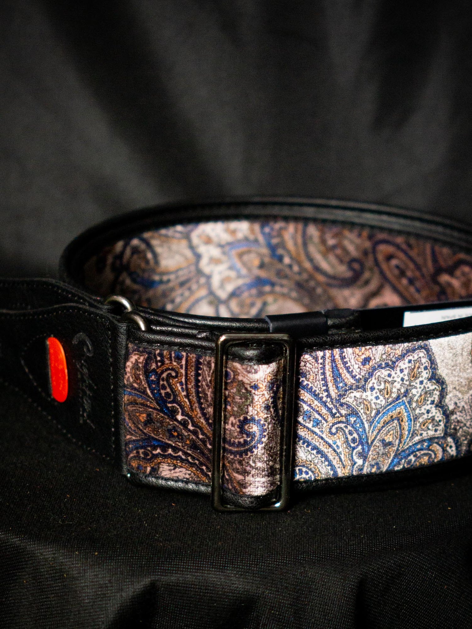 RightOn! Talisman Paisley Velvet Vegan Guitar Strap