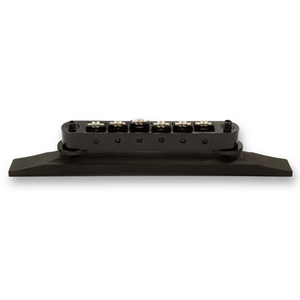 Archtop Roller Tune - O - Matic Ebony Base Stainless Steel Bridge (Various Finishes) - Parts - WM Guitars