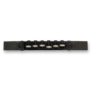 Archtop Roller Tune - O - Matic Ebony Base Stainless Steel Bridge (Various Finishes) - Parts - WM Guitars