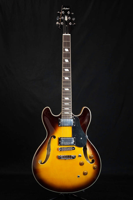 Aria TA-Classic Semi Hollow Archtop Guitar - Semi-Hollow - Aria