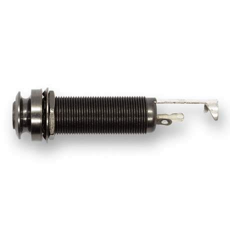 Barrel Jack Socket for Acoustic Guitar Endpin with Strap Nut (Various Finishes) - Parts - WM Guitars