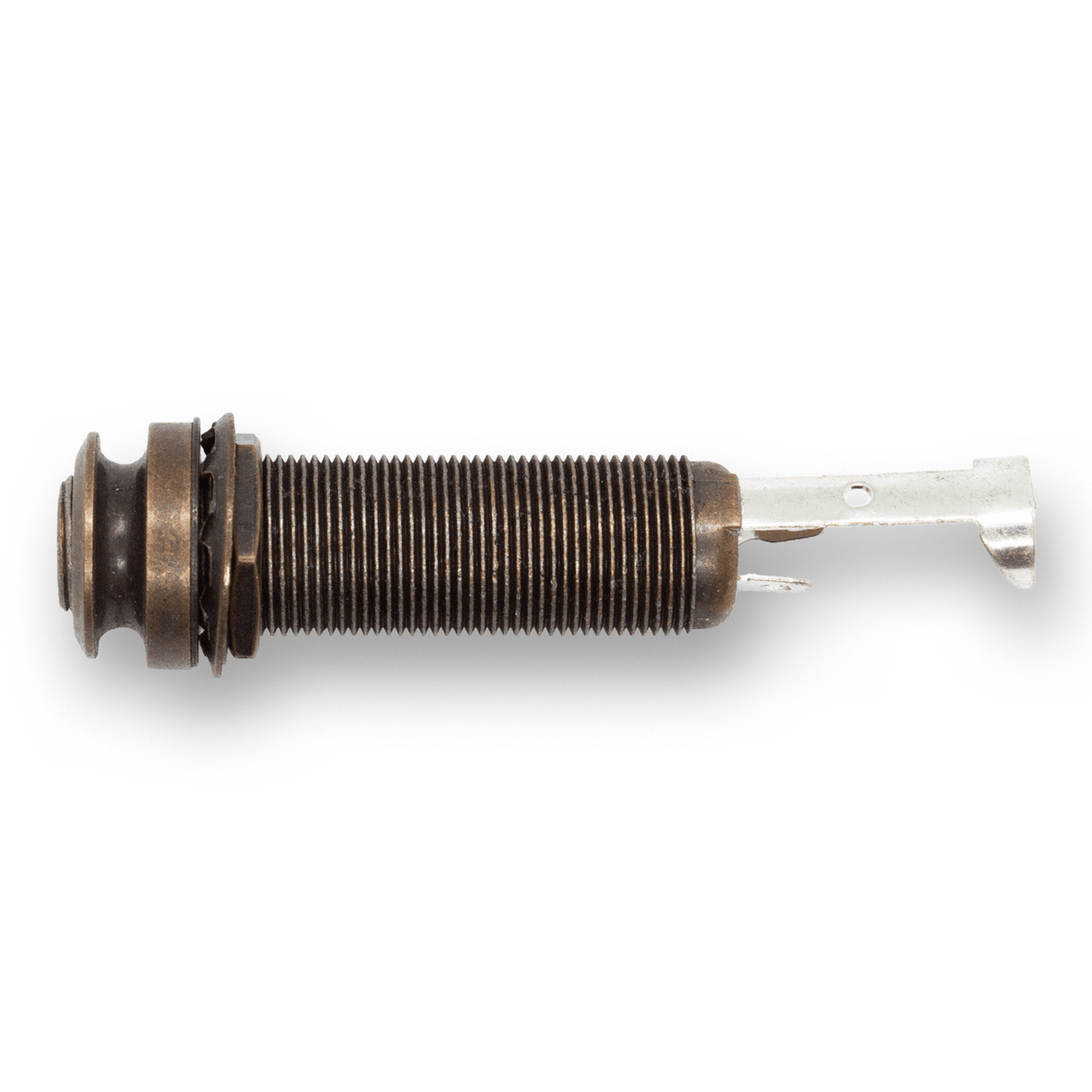 Barrel Jack Socket for Acoustic Guitar Endpin with Strap Nut (Various Finishes) - Parts - WM Guitars