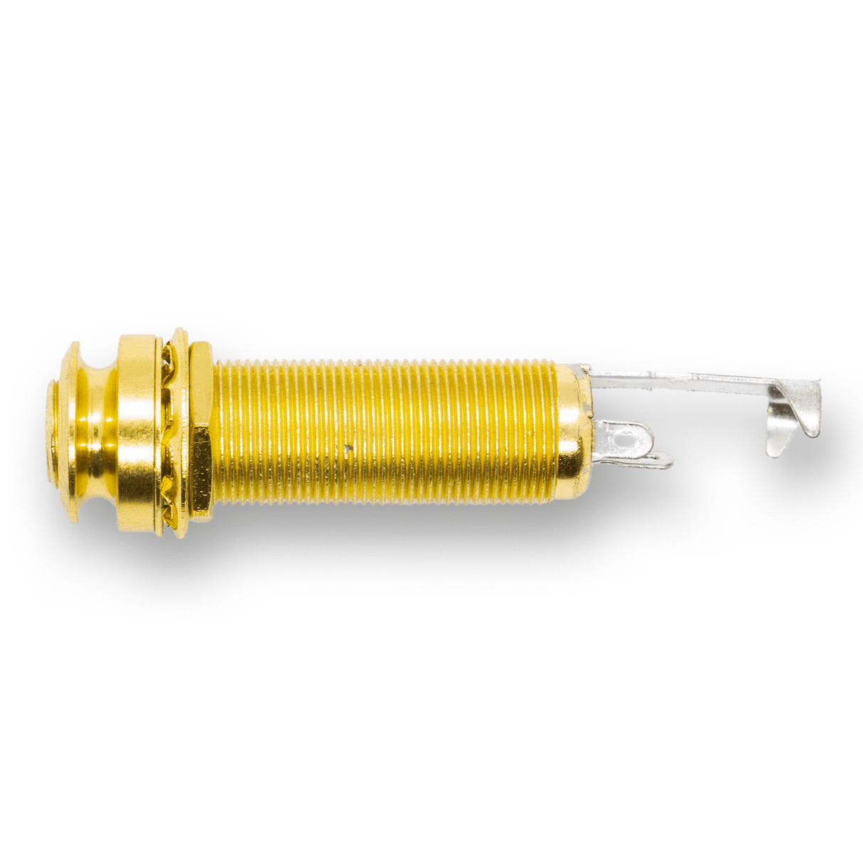 Barrel Jack Socket for Acoustic Guitar Endpin with Strap Nut (Various Finishes) - Parts - WM Guitars