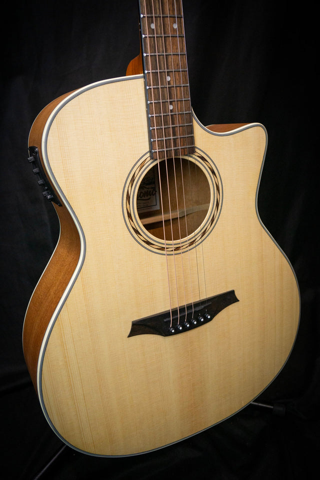 Bromo Appalachia BAA2 CE Grand Auditorium Electro Acoustic Guitar - Acoustic Guitars - Bromo