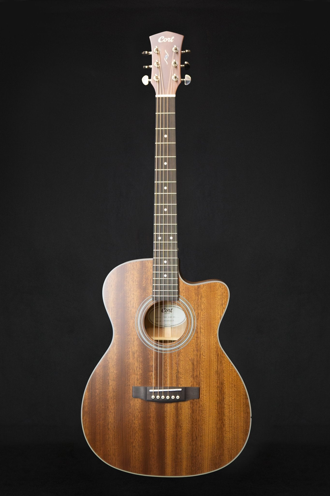 Cort Pure OCMF NS All Solid Electro Acoustic Guitar - Acoustic Guitars - Cort