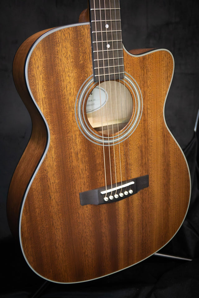 Cort Pure OCMF NS All Solid Electro Acoustic Guitar - Acoustic Guitars - Cort